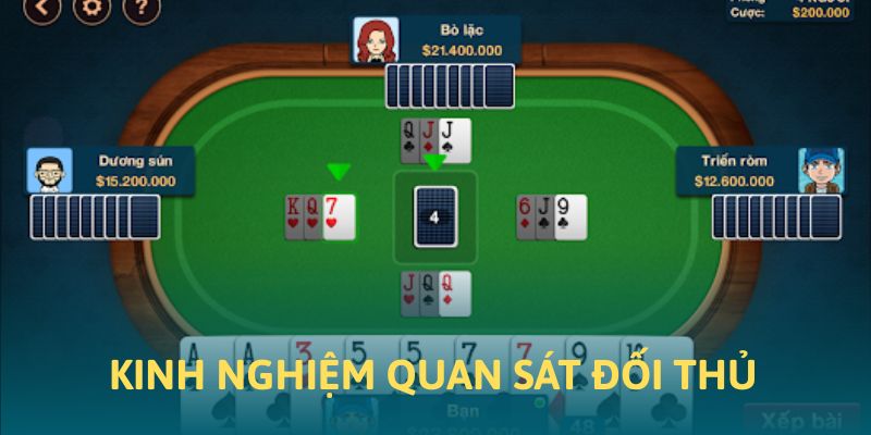 Kinh nghiệm quan sát lối chơi của đối thủ trong tả lá 88CLB Kinh nghiệm quan sát lối chơi của đối thủ trong tả lá 88CLB