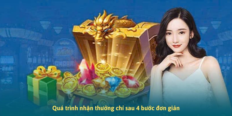 Quá trình nhận thưởng chỉ sau 4 bước đơn giản Quá trình nhận thưởng chỉ sau 4 bước đơn giản