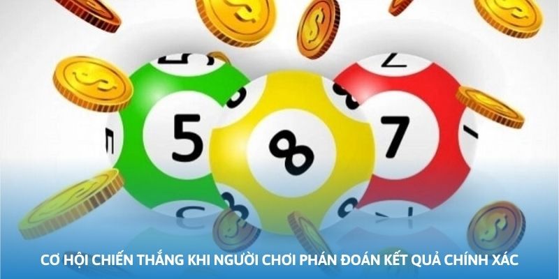 Cơ hội chiến thắng rất khủng khi người chơi phán đoán kết quả chính xác Cơ hội chiến thắng rất khủng khi người chơi phán đoán kết quả chính xác